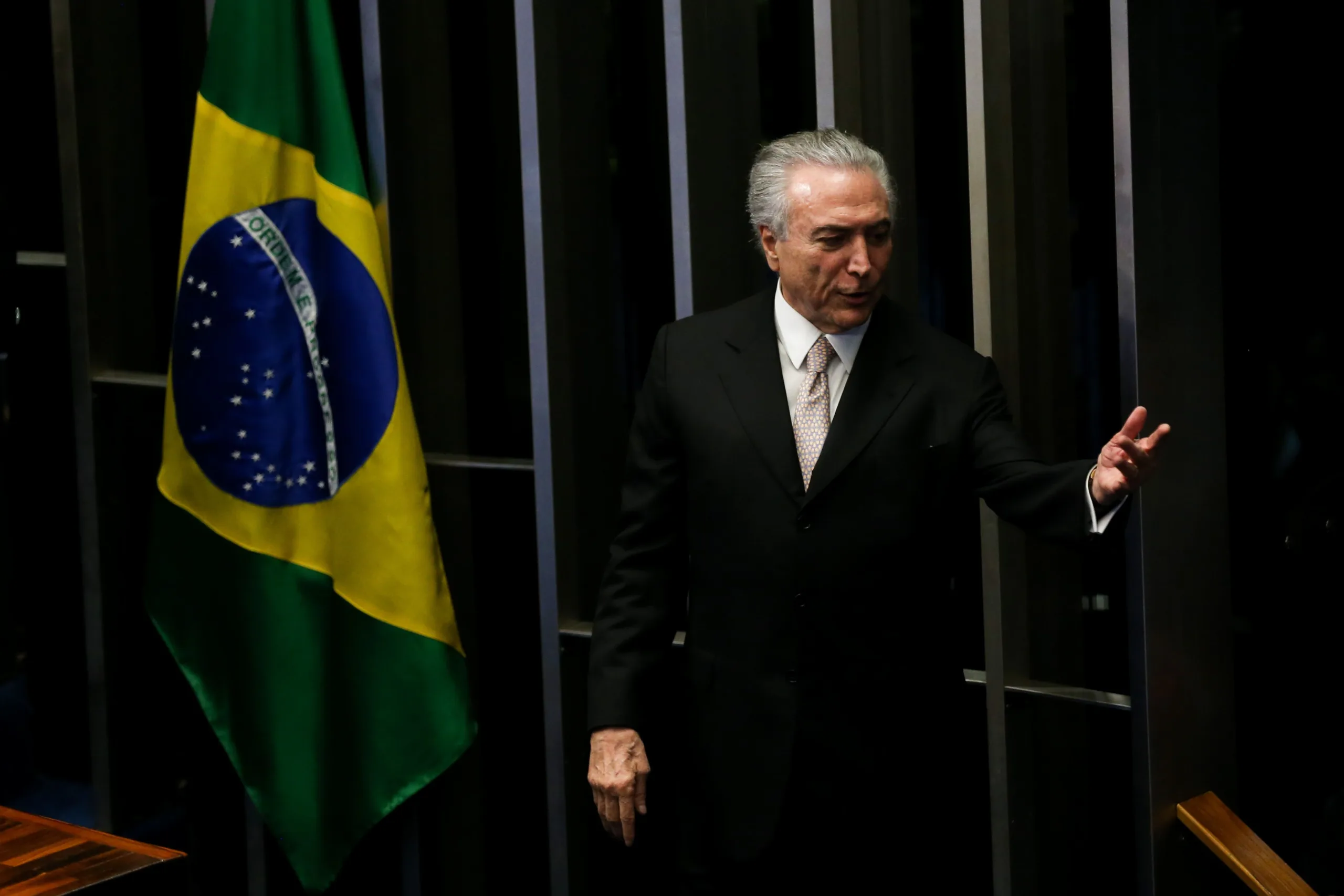 Brasília – Michel Temer toma posse como presidente da República em solenidade no Congresso Nacional (Fabio Rodrigues Pozzebom/Agência Brasil)