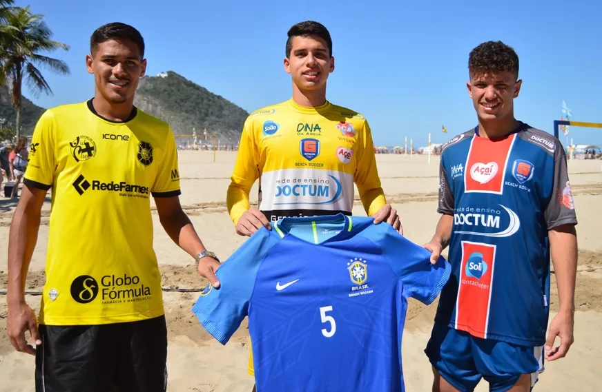 Capixabas são convocados para a Seleção Brasileira Sub 20 de Beach Soccer