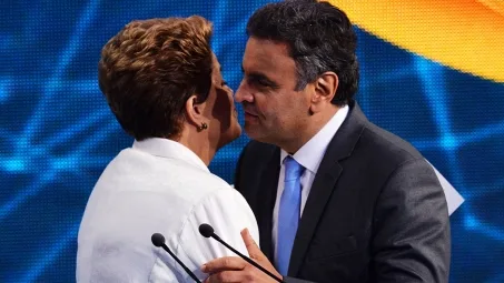 Aécio critica ataques e Dilma diz que tucano distorce fatos no primeiro debate do 2º turno