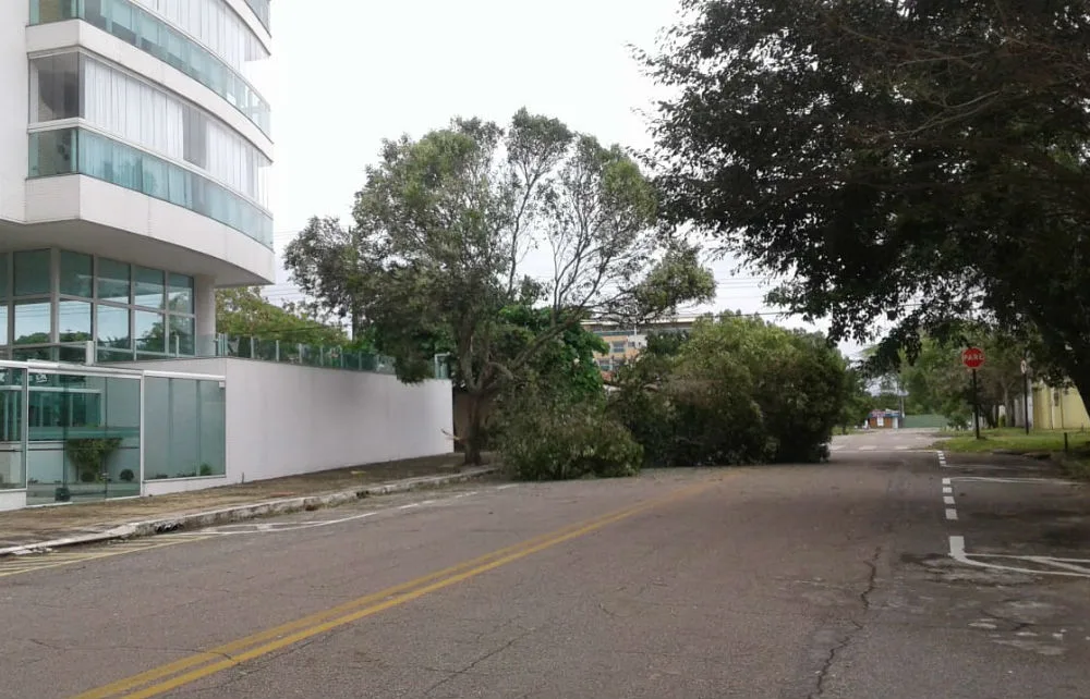 Chuva e ventania deixam estragos em Guarapari. Veja fotos!