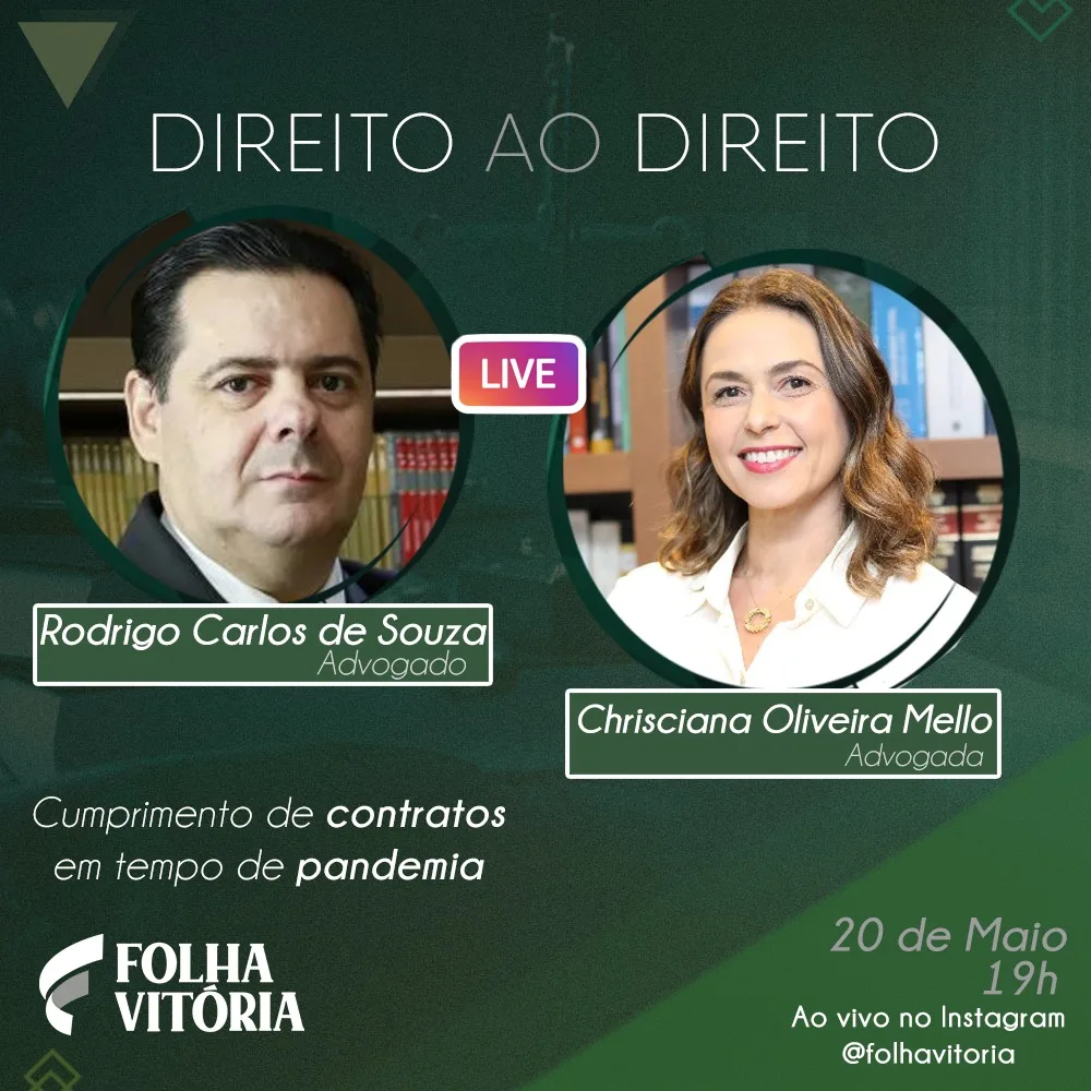 Contratos, venda de automóveis e gestão de projetos são os temas das lives desta quarta-feira