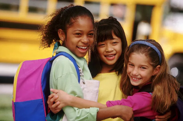 01 May 2000 — Cheerful students — Image by © Tom & Dee Ann McCarthy/CORBIS