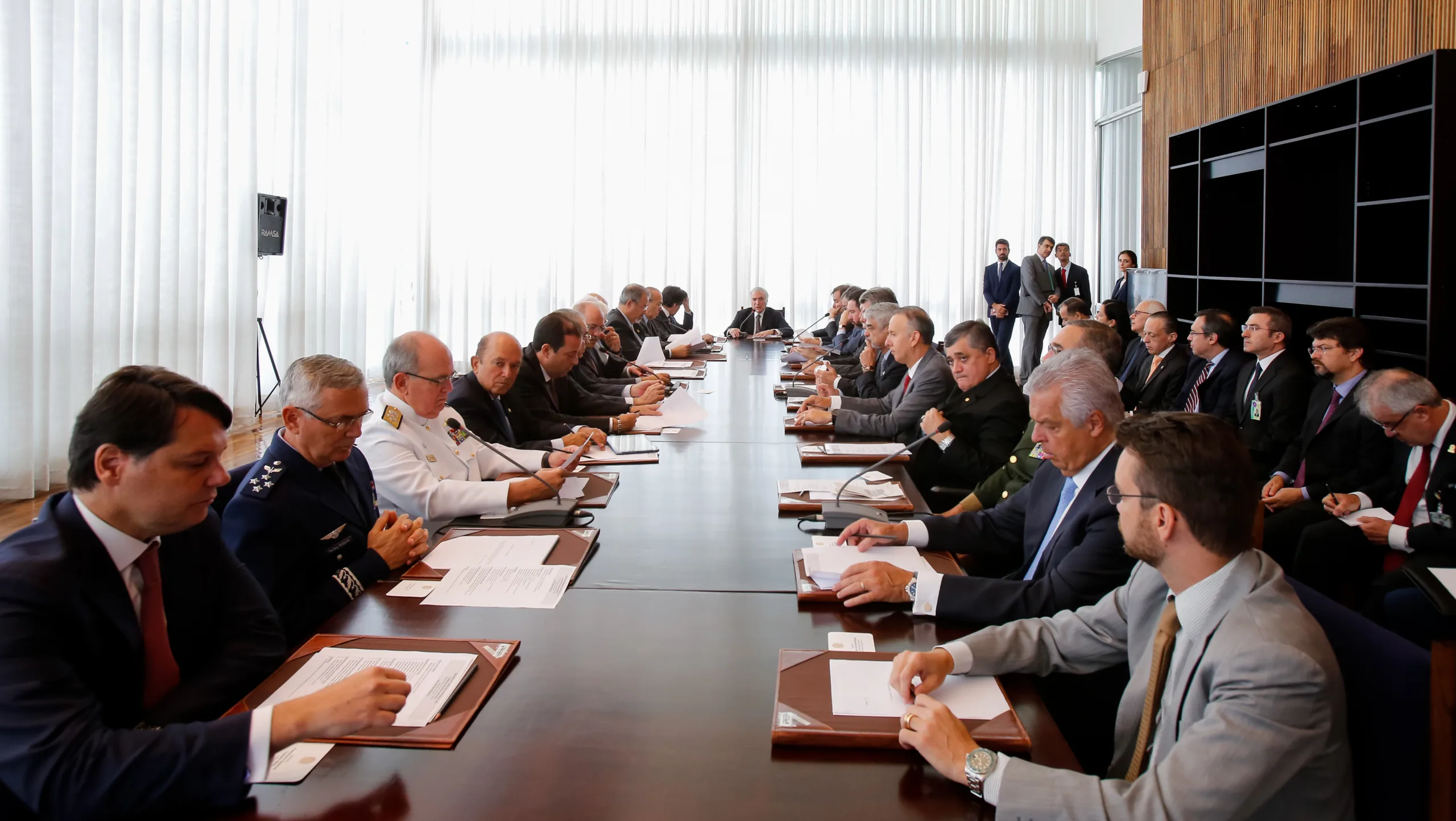 (Brasília – DF, 19/02/2018) Reunião do Conselho da República e do Conselho de Defesa Nacional.  Fotos: Marcos Corrêa/PR