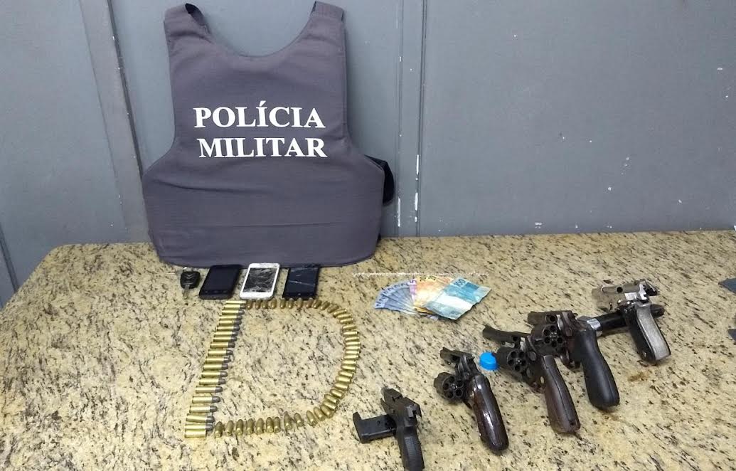 Polícia prende sete indivíduos e apreende armas de fogo em Cachoeiro