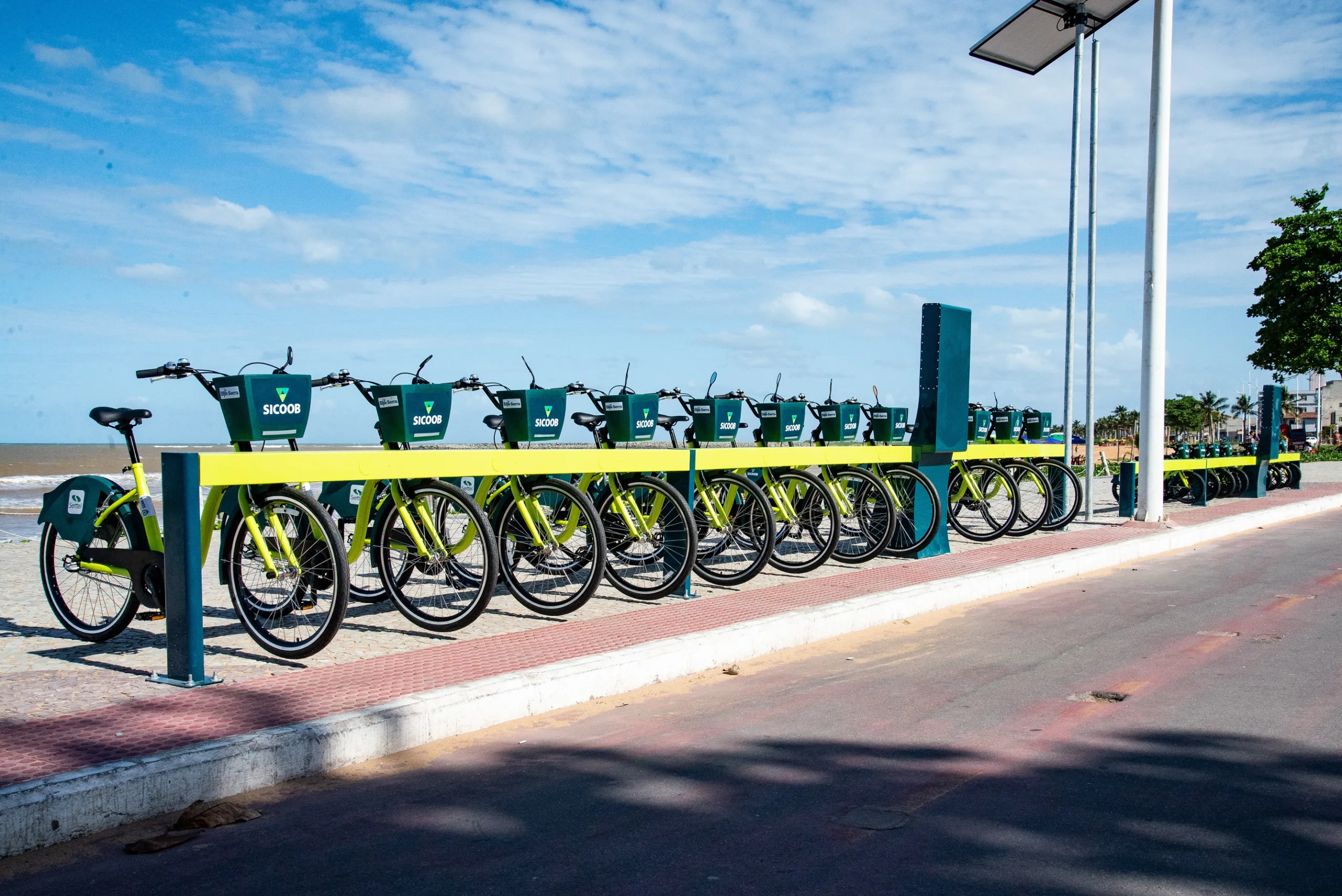 Novas estações de bicicletas compartilhadas serão instaladas nesta semana na Serra