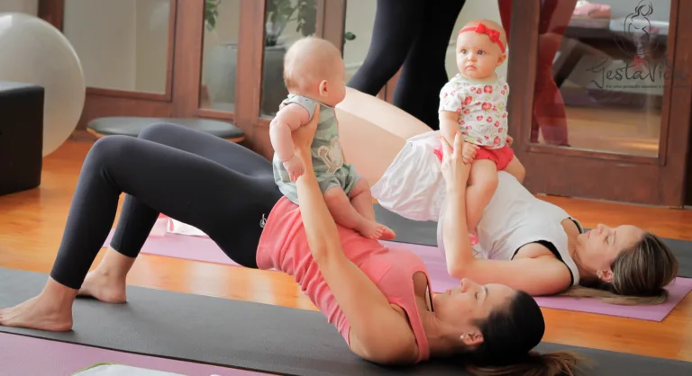 Exercício físico para mamãe e bebê