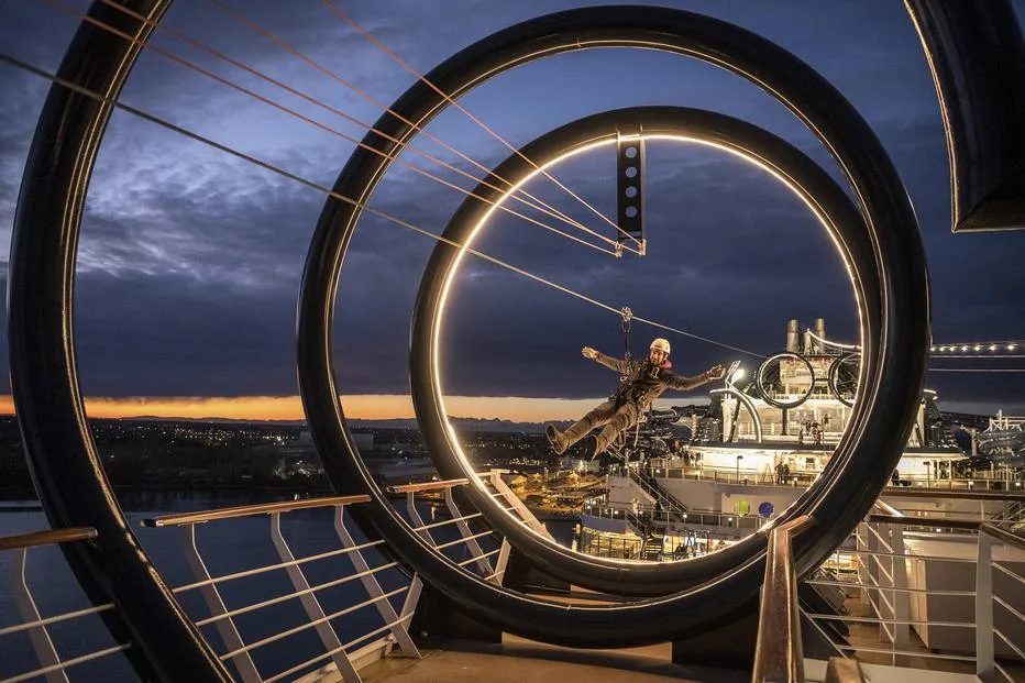 MSC Seaside, Zip line