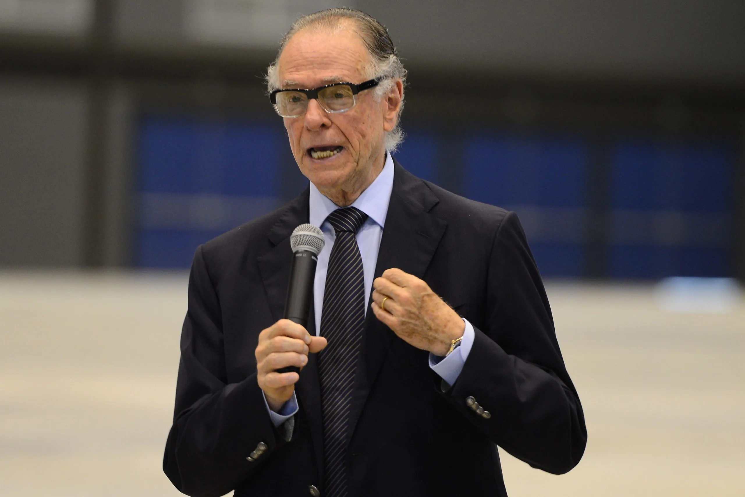 Rio de Janeiro – O presidente do Comitê Organizador Rio 2016, Carlos Arthur Nuzman durante apresentação do novo pavilhão do Centro de Convenções Riocentro para os Jogos Olímpicos e Paralímpicos Rio 2016. (Tomaz Silva/Agência Brasil)