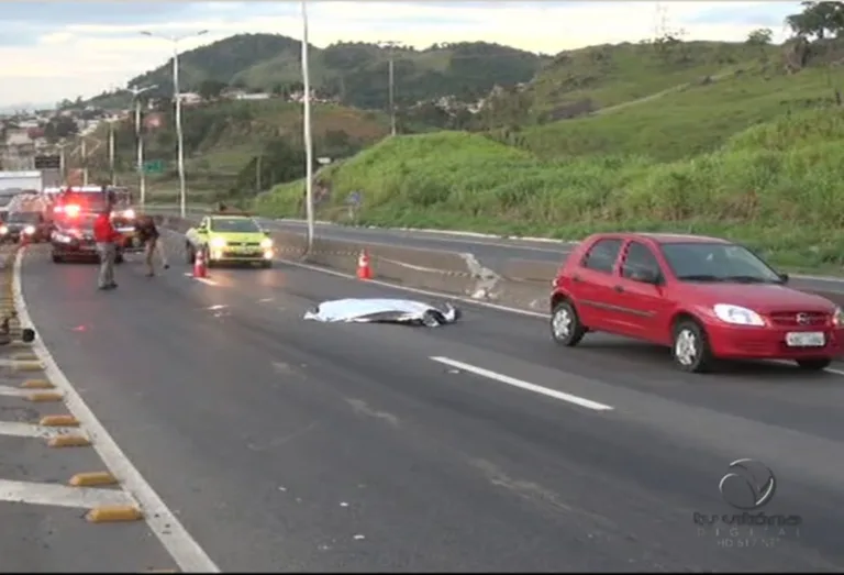 Ciclista morre atropelado na Rodovia do Contorno, em Cariacica