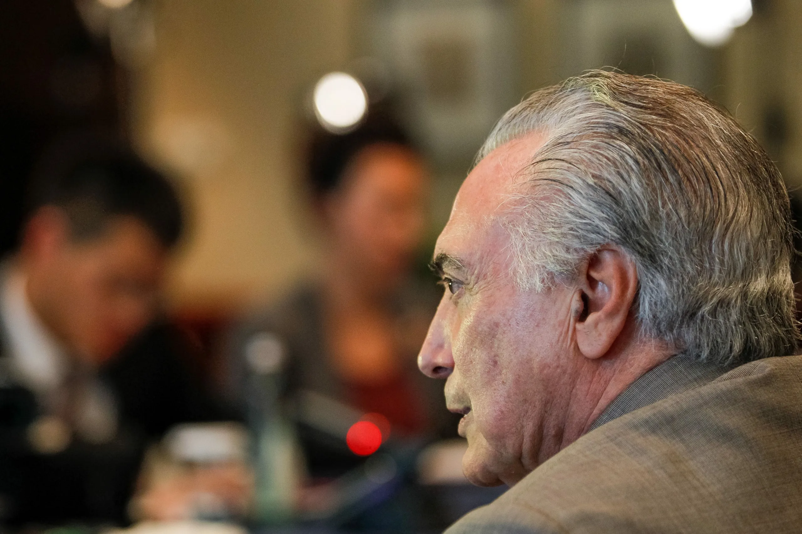 Hangzhou/China – Presidente Michel Temer durante entrevista com a imprensa chinesa. (Beto Barata/PR)