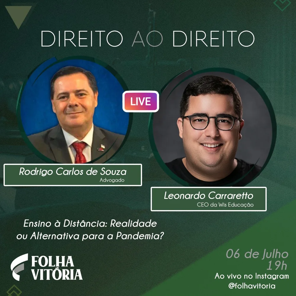 Lives do Folha: especialistas falam sobre ensino à distância e compulsão alimentar nesta segunda