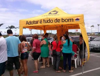 Feira de adoção reúne dezenas de capixabas após divulgação na TV Vitória e no Pet Blog