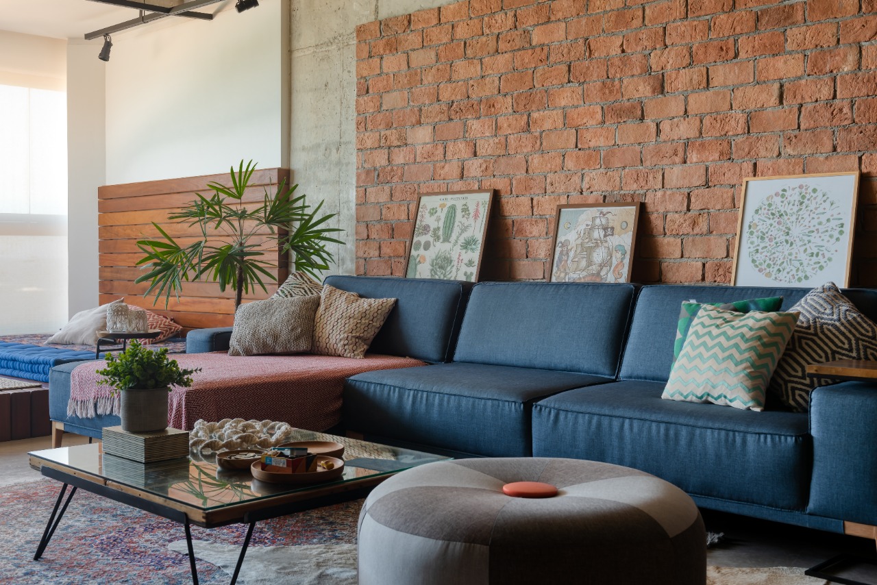 Apartamento em Vila Velha ganha décor estilo industrial, inspirado nos lofts europeus