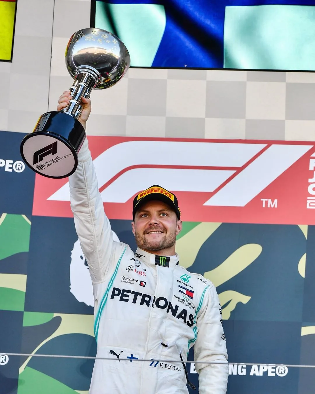 Bottas supera Hamilton na Áustria e conquista a 1ª pole na temporada da Fórmula 1