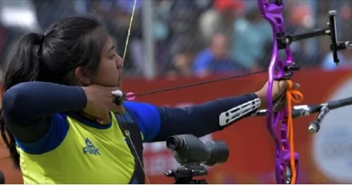 Graziela Paulino é a primeira indígena representando o Brasil no tiro com arco do Pan