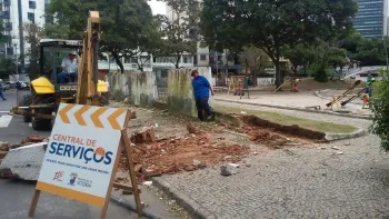 Início das obras de revitalização interdita Praça do Cauê neste fim de semana