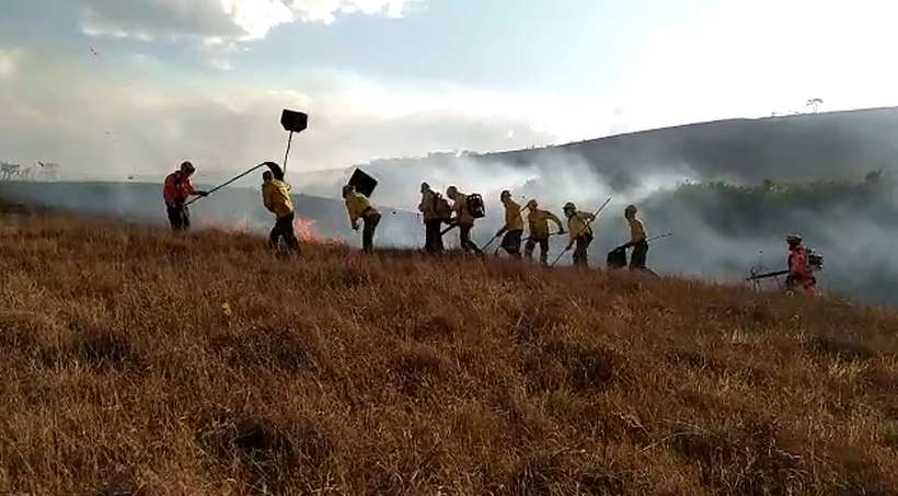 Incêndio no Parque Nacional da Serra da Canastra é controlado