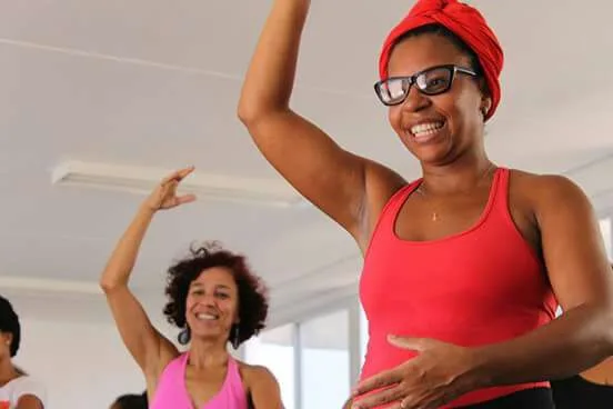 Curso de dança afro brasileira do Mucane