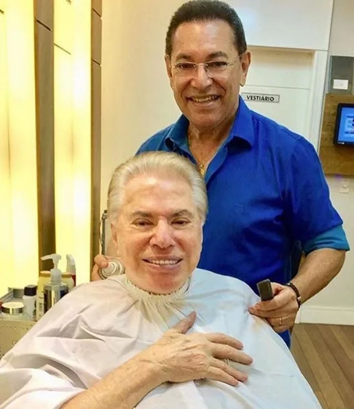 Silvio Santos é comparado a Trump após aparecer de cabelos brancos