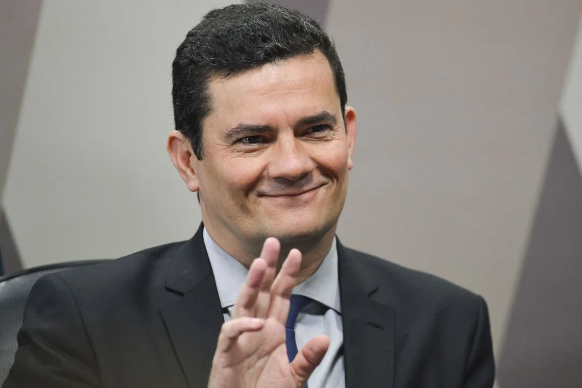 O ministro da Justiça e Segurança Pública, Sergio Moro, participa de audiência pública na Comissão de Constituição e Justiça do Senado.