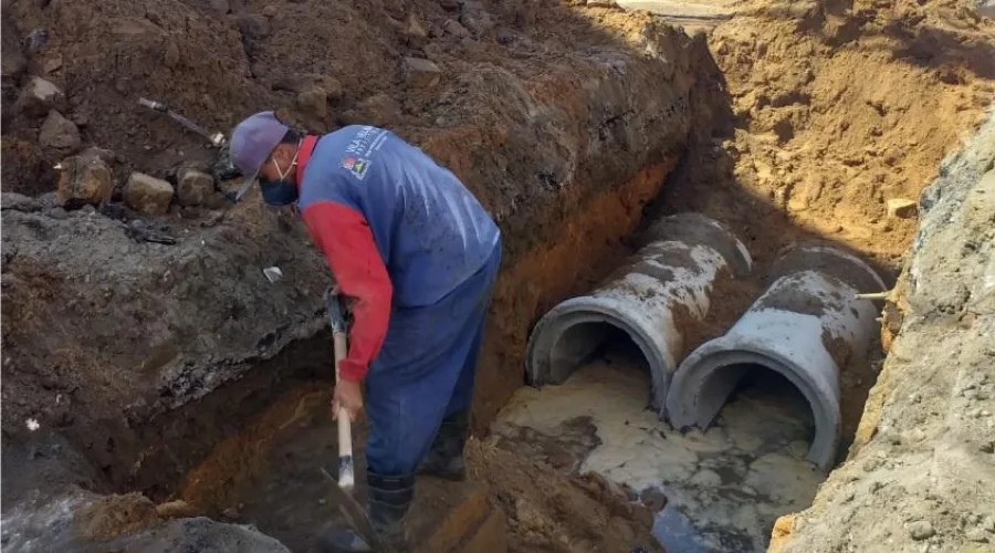 Drenagem e pavimentação em bairros de Vila Velha entram na reta final