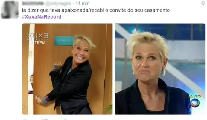 Após estreia de Xuxa, memes 'bombam' nas redes sociais