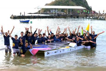 Estudantes do ES conquistam competição nacional de barcos movidos a energia solar