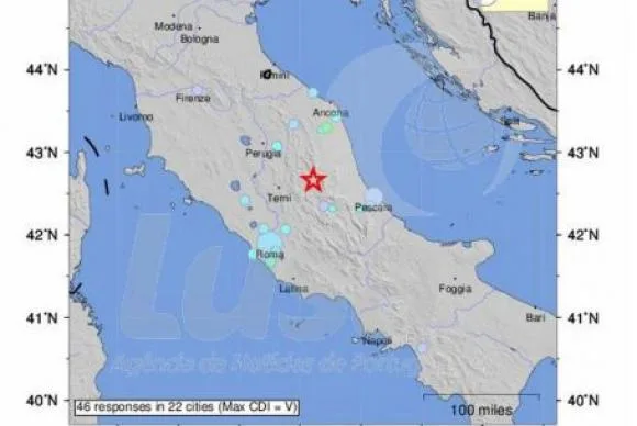 Em reconstrução, centro da Itália volta a registrar fortes terremotos nesta quarta-feira