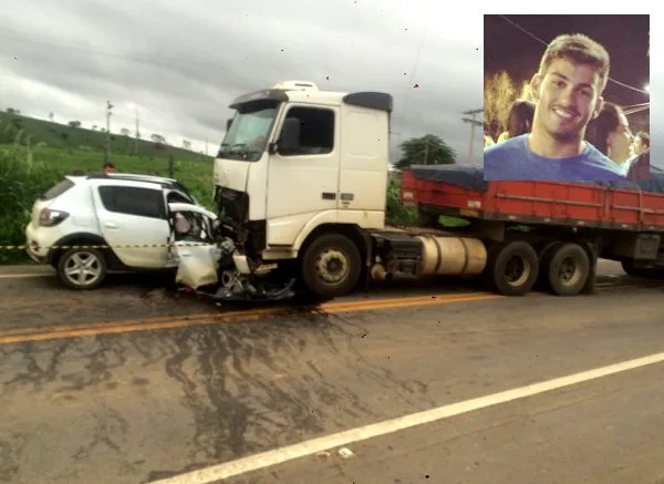 Jovem morre em grave acidente com carreta no Espírito Santo