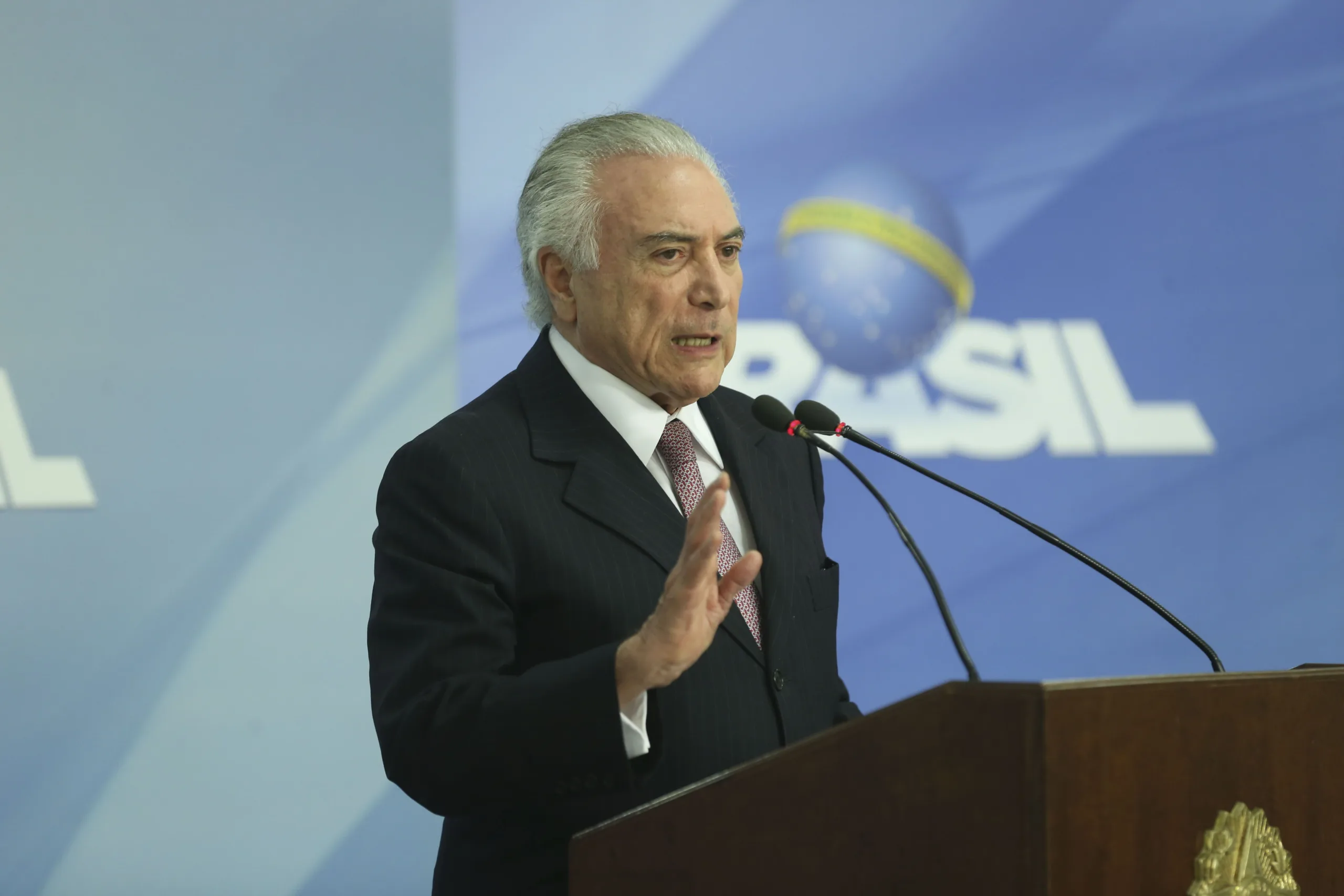 Brasília – Pronunciamento do presidente da República, Michel Temer (Valter CAmpanato/Agência Brasil)