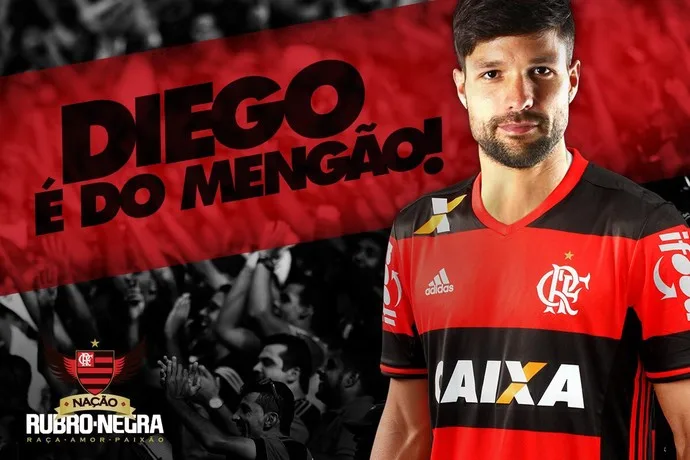 Flamengo confirma a contratação do meia Diego após longa negociação