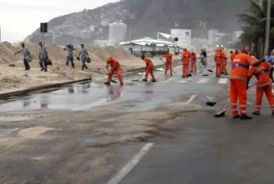 Ressaca no Rio foi consequência de ciclone que atingiu o Sul do país