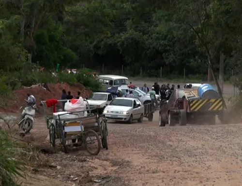 Polícia cumpre reintegração de posse em terreno na Serra