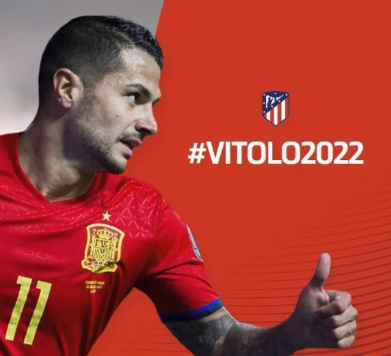 Sem poder ter reforços até fim do ano, Atlético de Madrid anuncia meia Vitolo