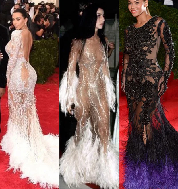 Beyoncé? Kim Kardashian revelou sua verdadeira inspiração para vestido do baile do MET. Descubra!