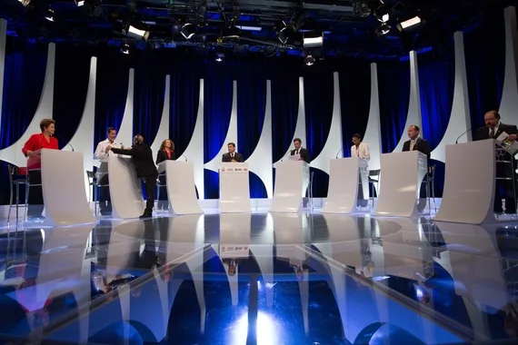 Candidatos trocam farpas em debate transmitido pela Jovem Pan News