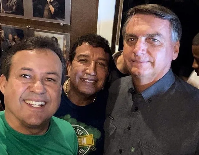 Neucimar, Magno Malta e Bolsonaro 