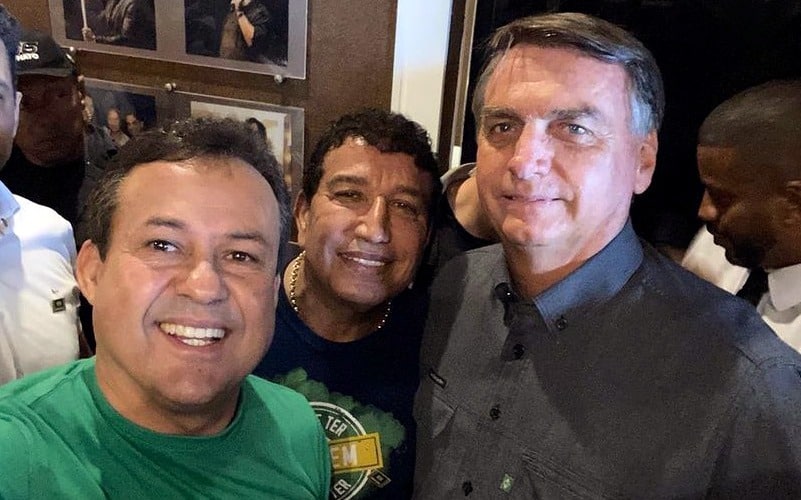 Neucimar, Magno Malta e Bolsonaro 