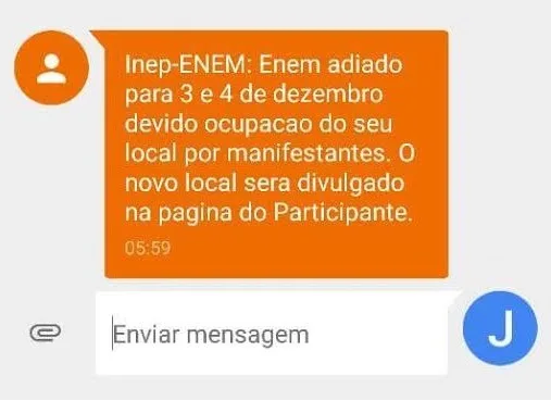 Capixabas começam a receber SMS confirmando nova data de realização do Enem