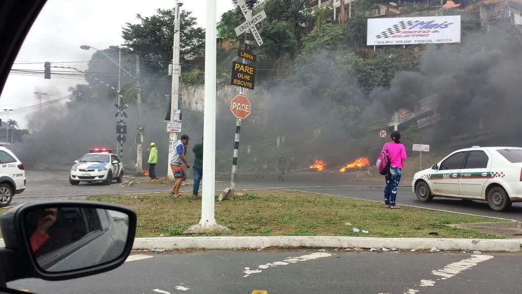 Protesto em Cariacica após soltura de suspeito de matar namorada grávida