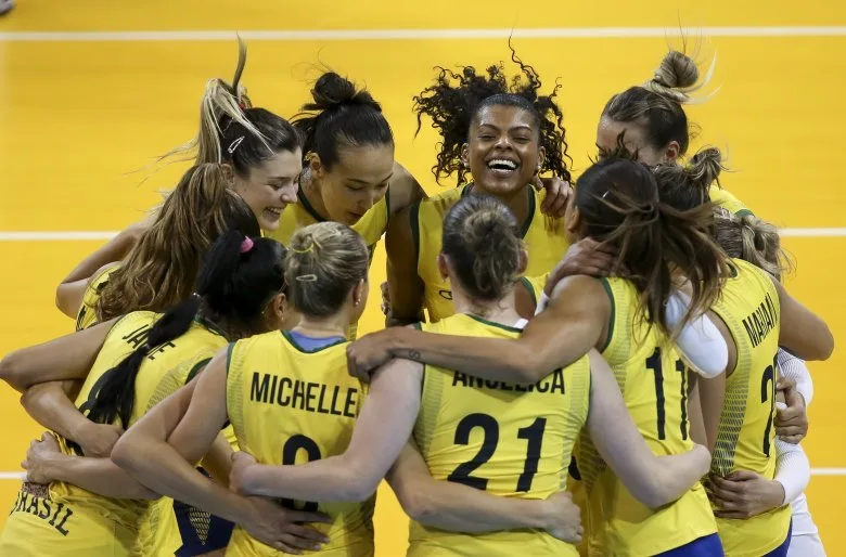 TORONTO / CANADA – 20.07.2015 – Brasil, vence os Estados Unidos no volei feminino, nos jogos Pan-Americanos de Toronto 2015. Foto: Washington Alves/Exemplus/COB