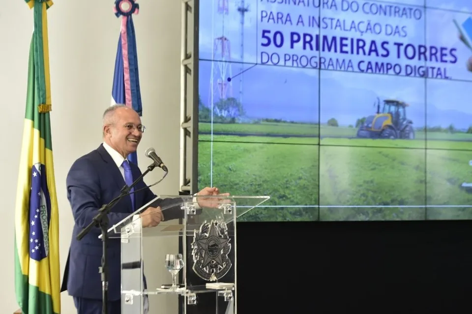 Torres de telefone e internet serão instaladas no interior