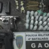 Pistola e drogas são apreendidas durante festa clandestina em Vila Velha