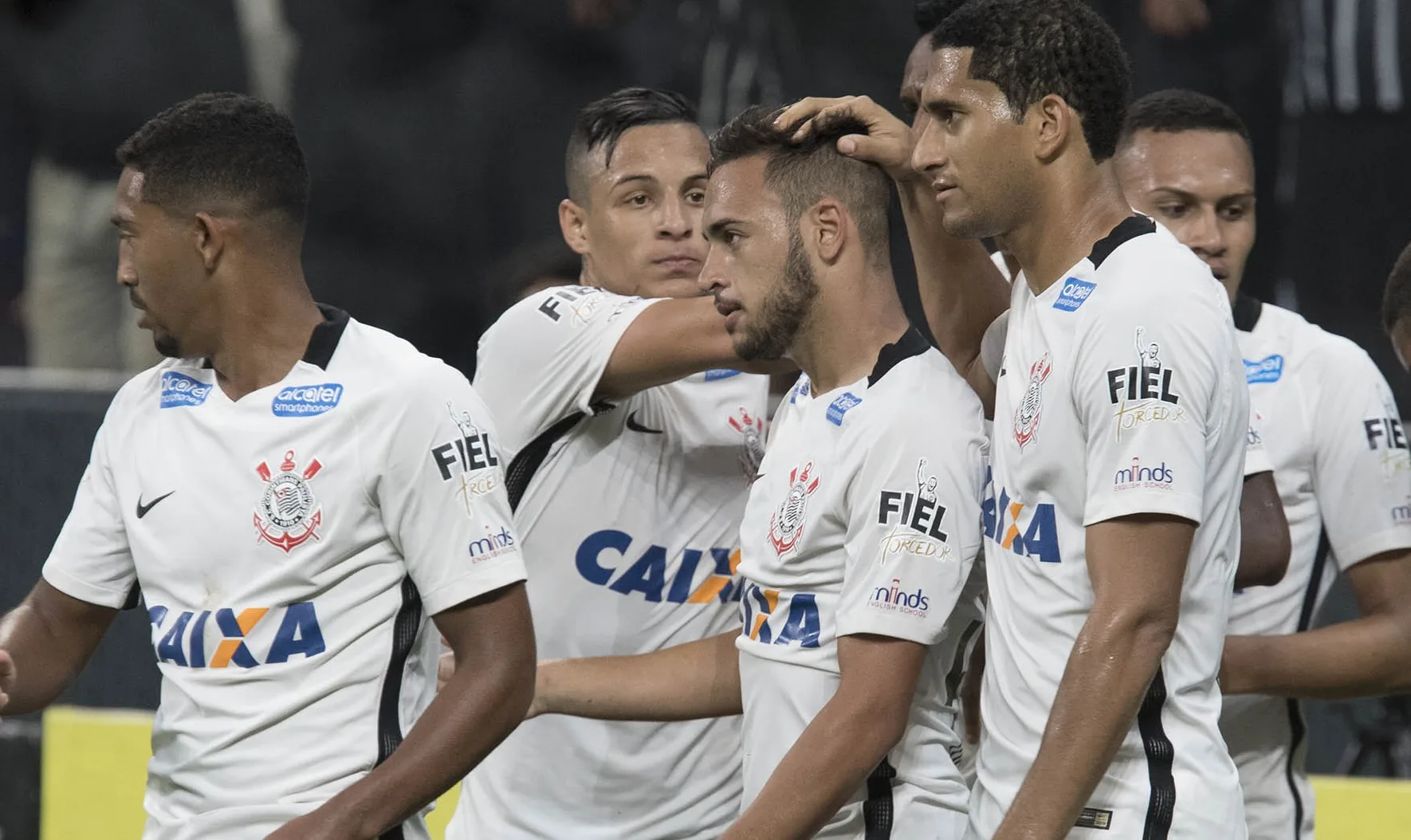 durante o jogo entre Corinthians/SP x Red Bull/SP, realizado esta tarde na Arena Corinthians, valido pela 10a. rodada do Campeonato Campeonato Paulista 2017. Juiz: Salim Fende Chaves – Sao Paulo/Brasil – 23/03/2017. Foto: © Daniel Augusto Jr. / Ag. Corinthians