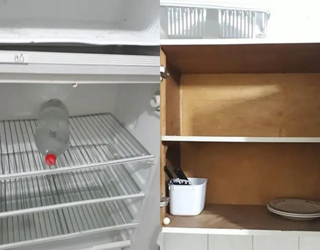 Com geladeira e armários vazios, jovem pede ajuda de capixabas para conseguir emprego