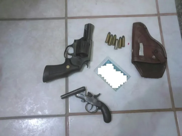 Armas são apreendidas em município do interior do Estado