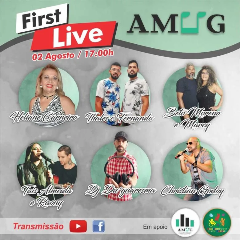 Live promovida pela Associação de Músicos de Guarapari ajudará o grupo Colorindo Sonhos