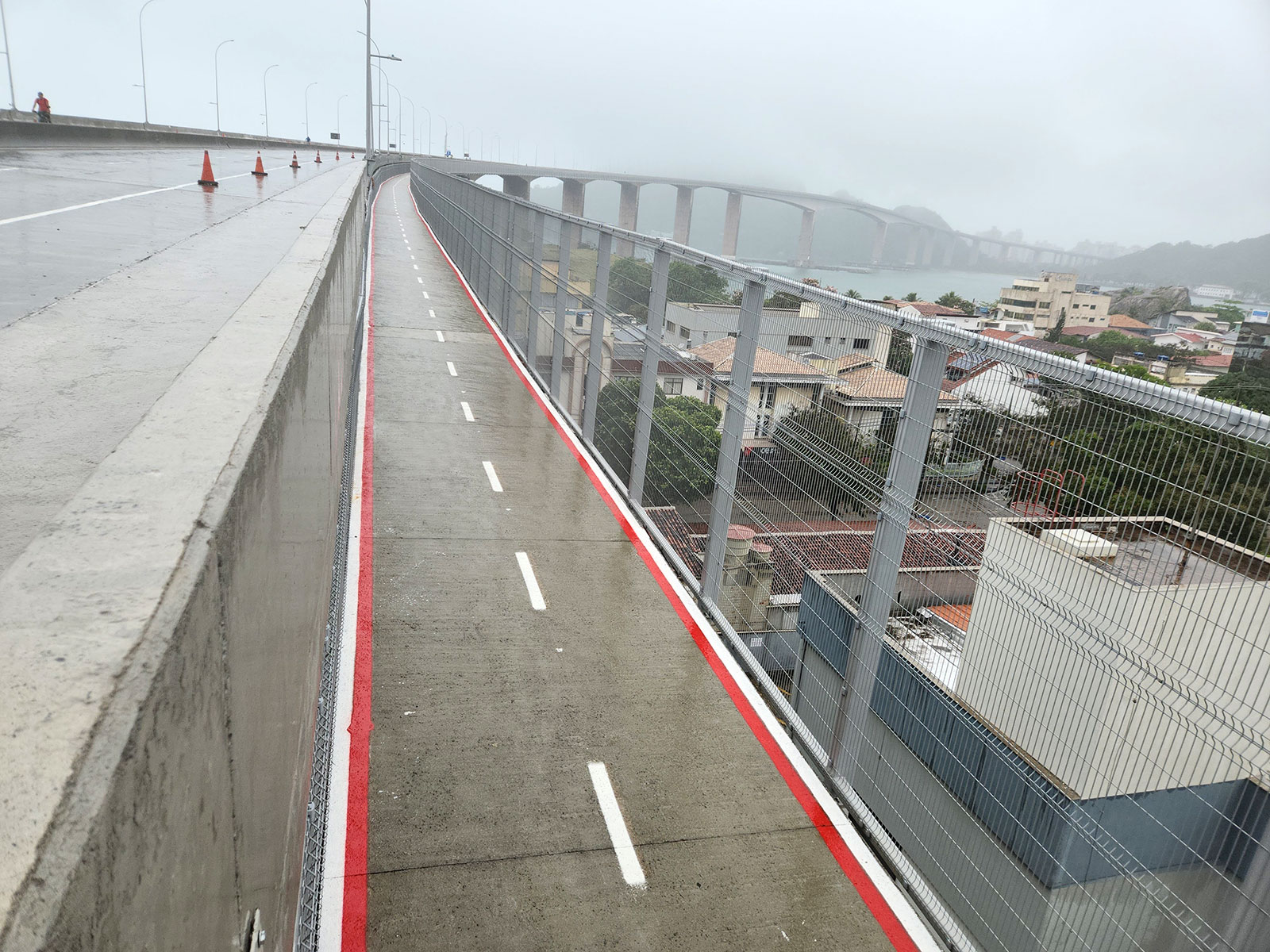 Ciclovia da vida e Terceira Ponte / crédito: Hélio Filho