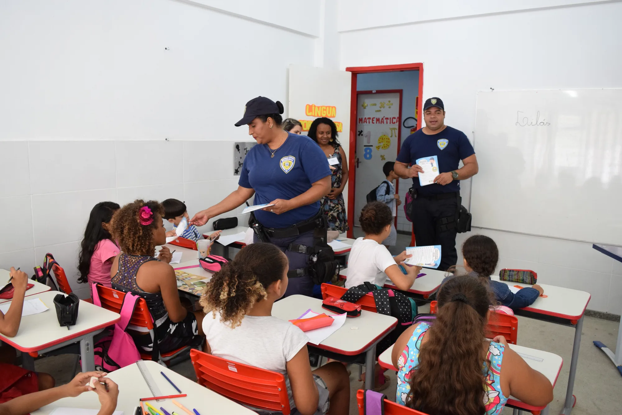 Curso para agentes da Guarda promove visita a escolas em Cachoeiro de Itapemirim