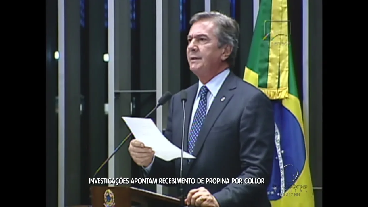 Vídeo mostra momento que Collor xinga procurador-geral da República. Confira!